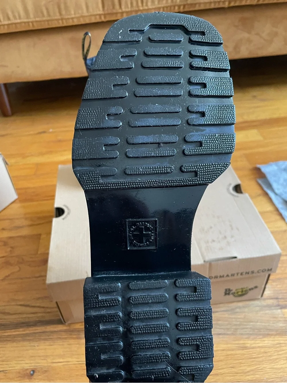 Dr. Martens Black Maybole Square Toe Chelsea Boots